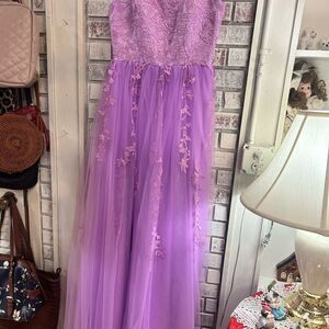 Nbn ladies 6 purple sheer with purple tulle